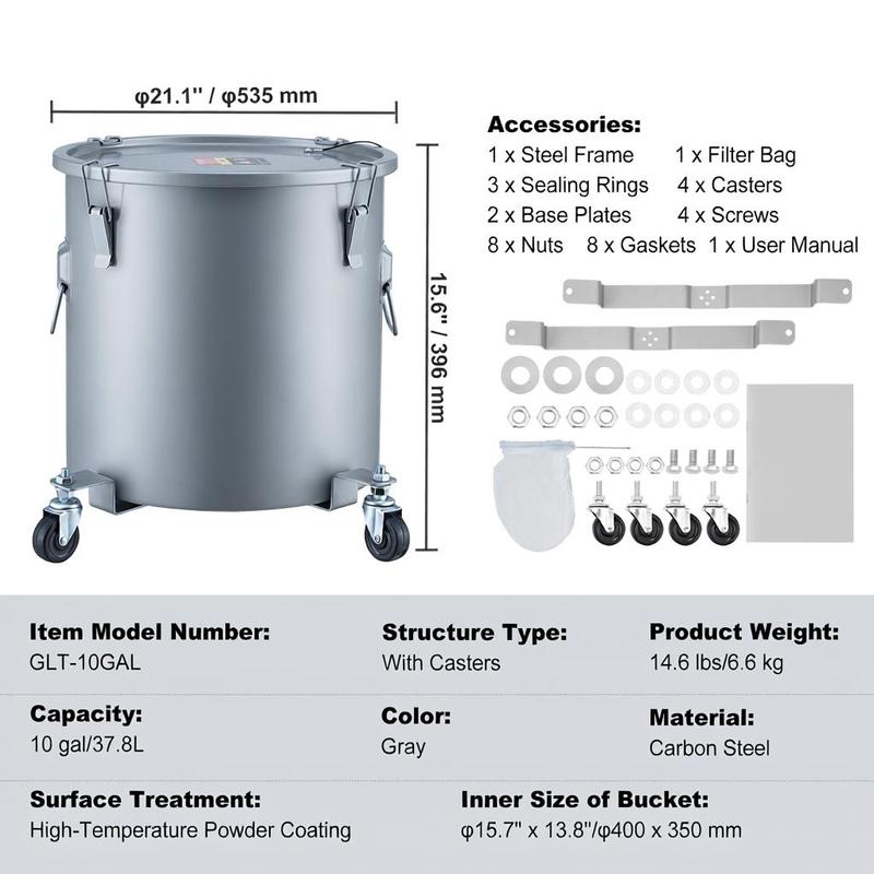 Carbon Steel Oil Transport Con - Food Storage Drums のレビューと価格