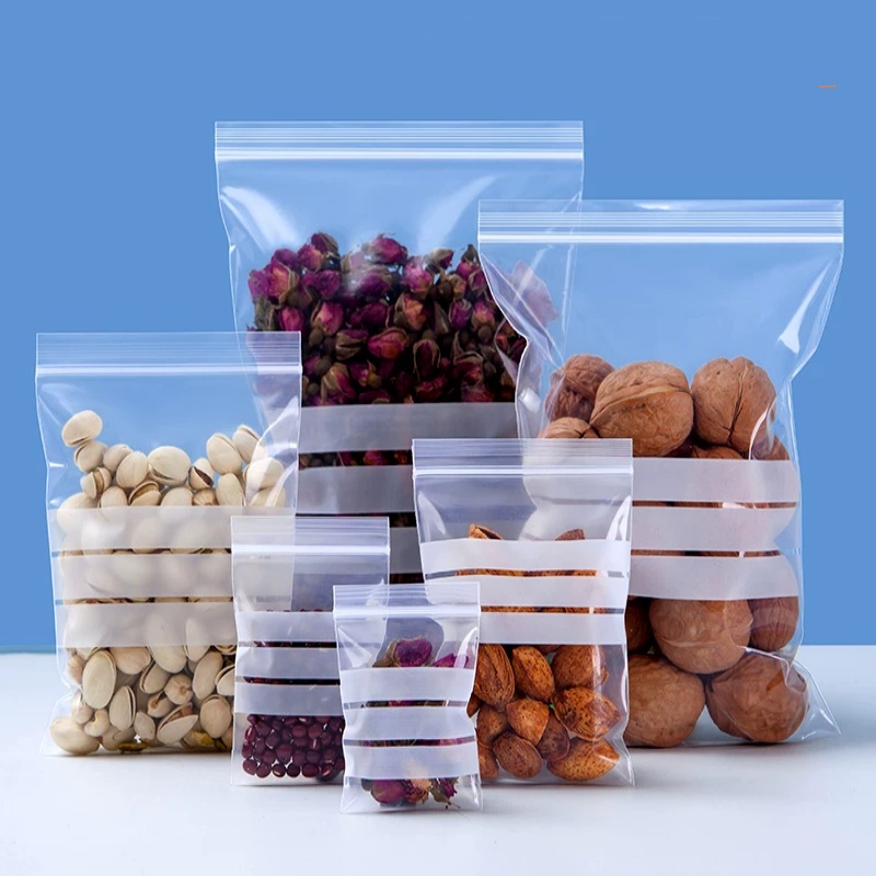 200PCS PE Clear Plastic Writin - Food Storage Bags Zip Lock Pouch のレビューと価格