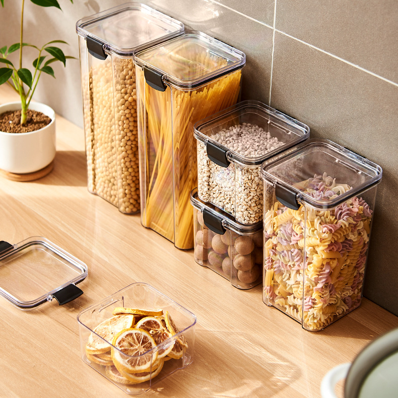 Sealed Jars Kitchen Grain Stor - Food Storage Jar Set のレビューと価格