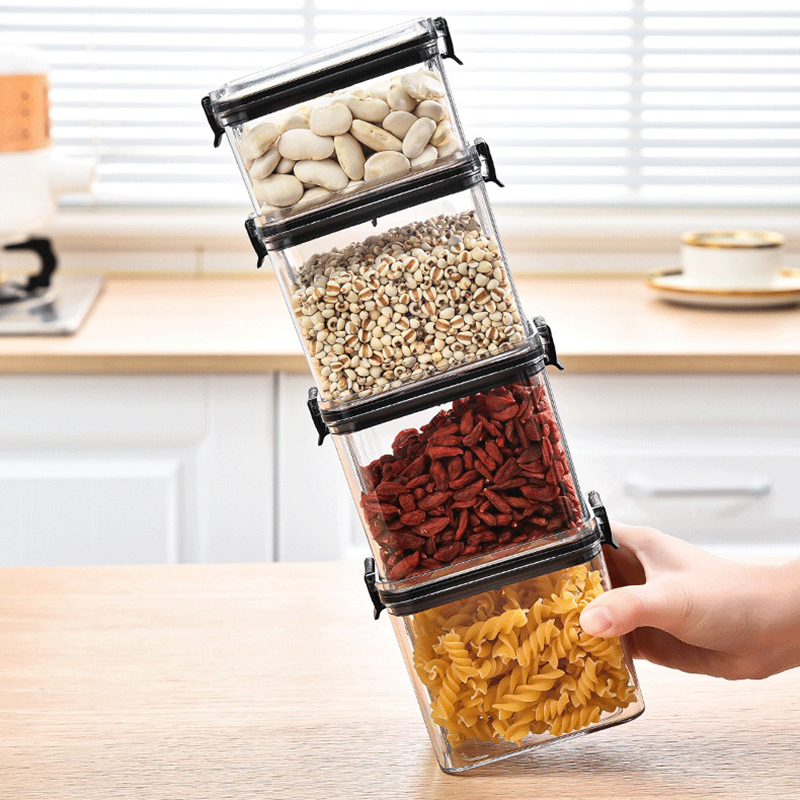 Sealed Jars Kitchen Grain Stor - Food Storage Jar Set のレビューと価格