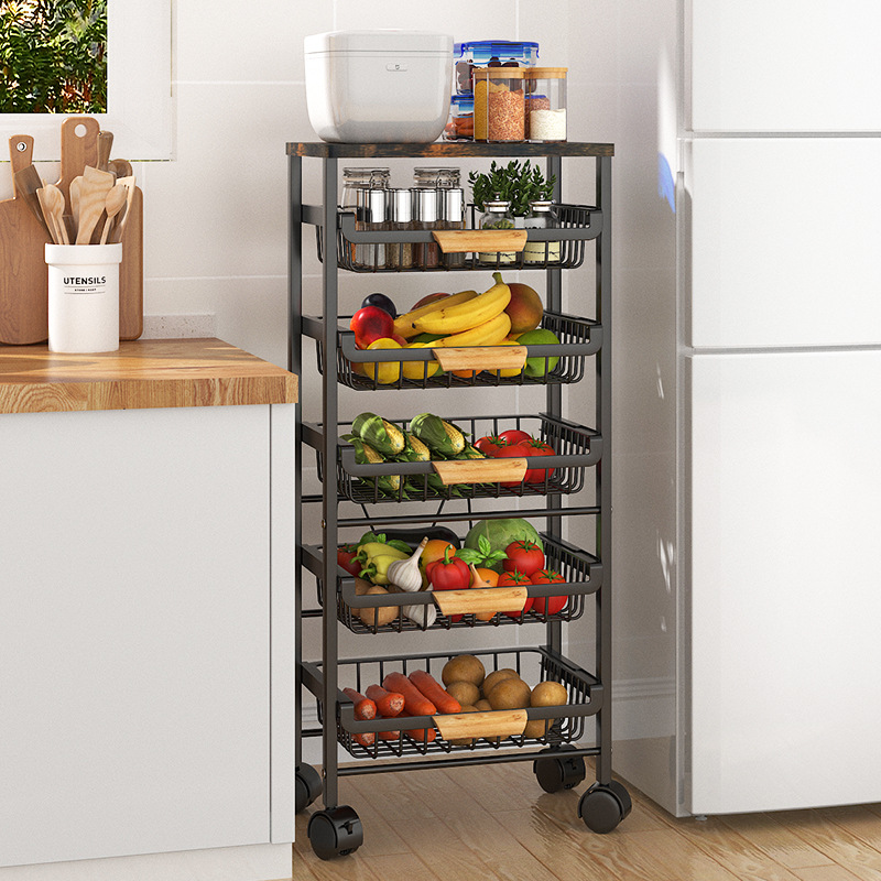 5 Tier Wire Fruit Basket - Kit - Food Storage Without Pantry のレビューと価格