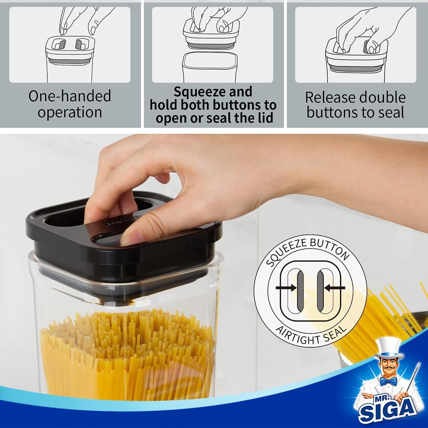 Airtight Food Storage Containe - Food Storage Kitchen Container Set のレビューと価格
