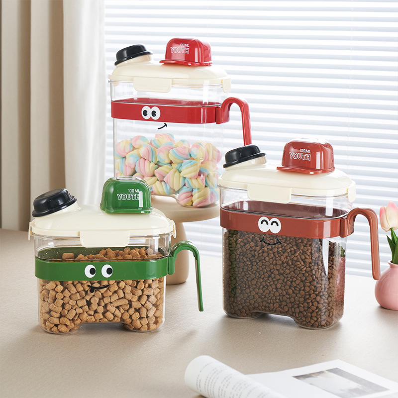 Cat Food Storage Bucket Dog Fo - Food Storage On Wheels のレビューと価格
