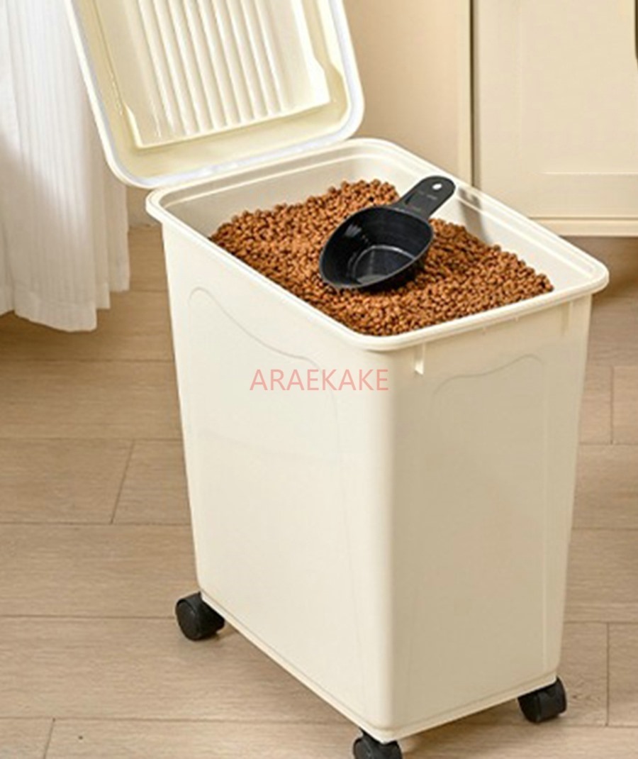 Large capacity 15kg thick dog  - Food Storage On Wheels のレビューと価格