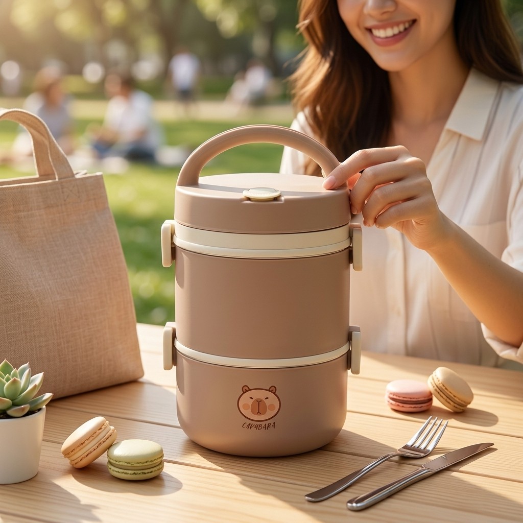 304 Stainless Steel Thermal Lu - Food Storage Jar Set のレビューと価格