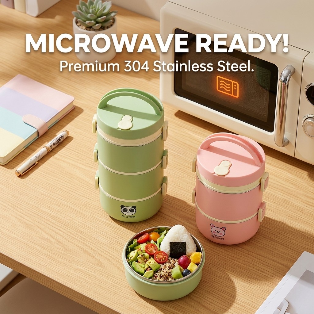 304 Stainless Steel Thermal Lu - Food Storage Jar Set のレビューと価格