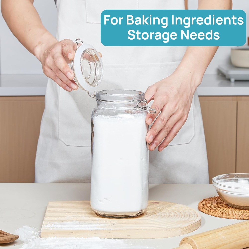 78oz Glass Food Storage Jars w - Food Storage Large のレビューと価格
