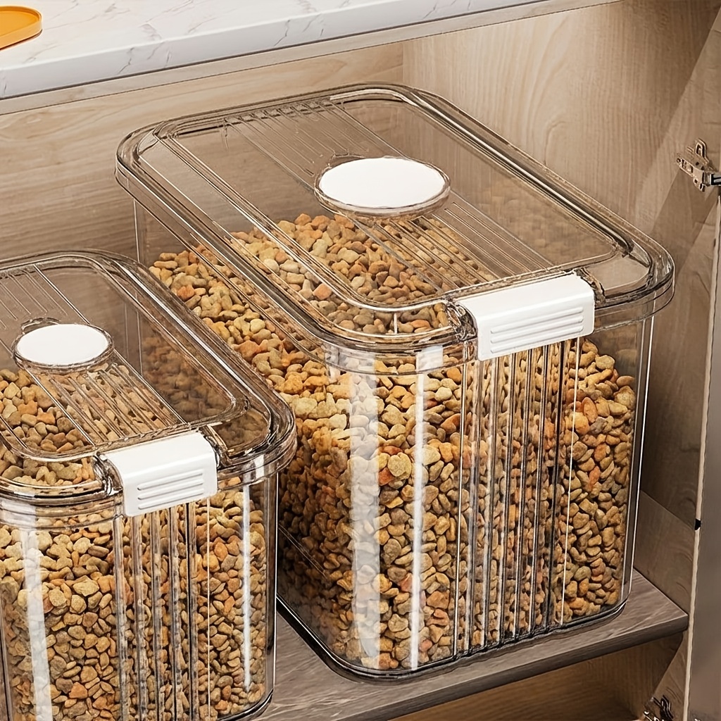 Large-Capacity Narrow-Slot Cat - Food Storage On Wheels のレビューと価格