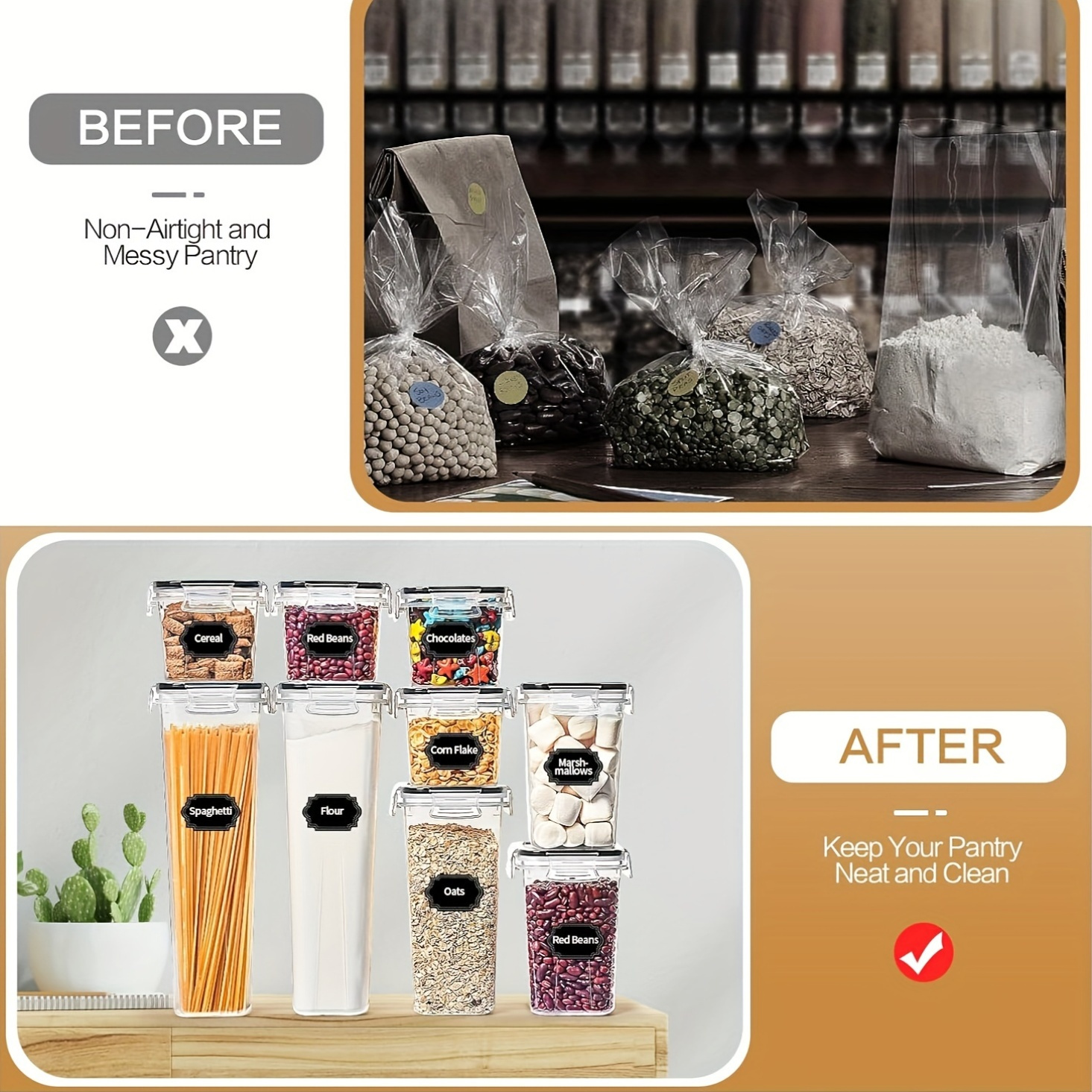 Set of 64 Airtight Food Storag - Food Storage Kitchen Container Set のレビューと価格