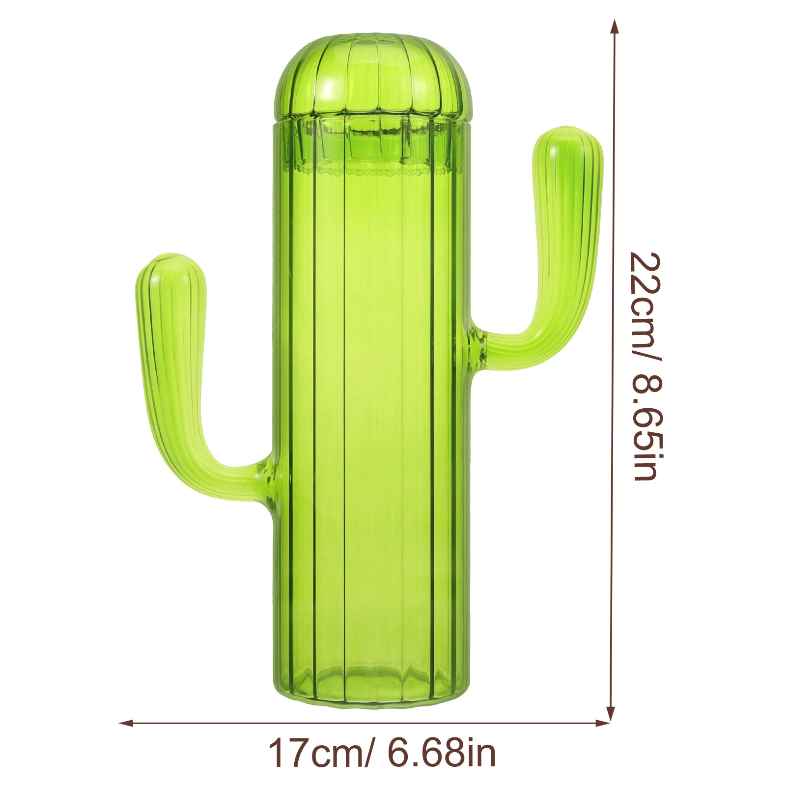Large Capacity Cactus Shaped G - Food Storage Glass Containers Large のレビューと価格