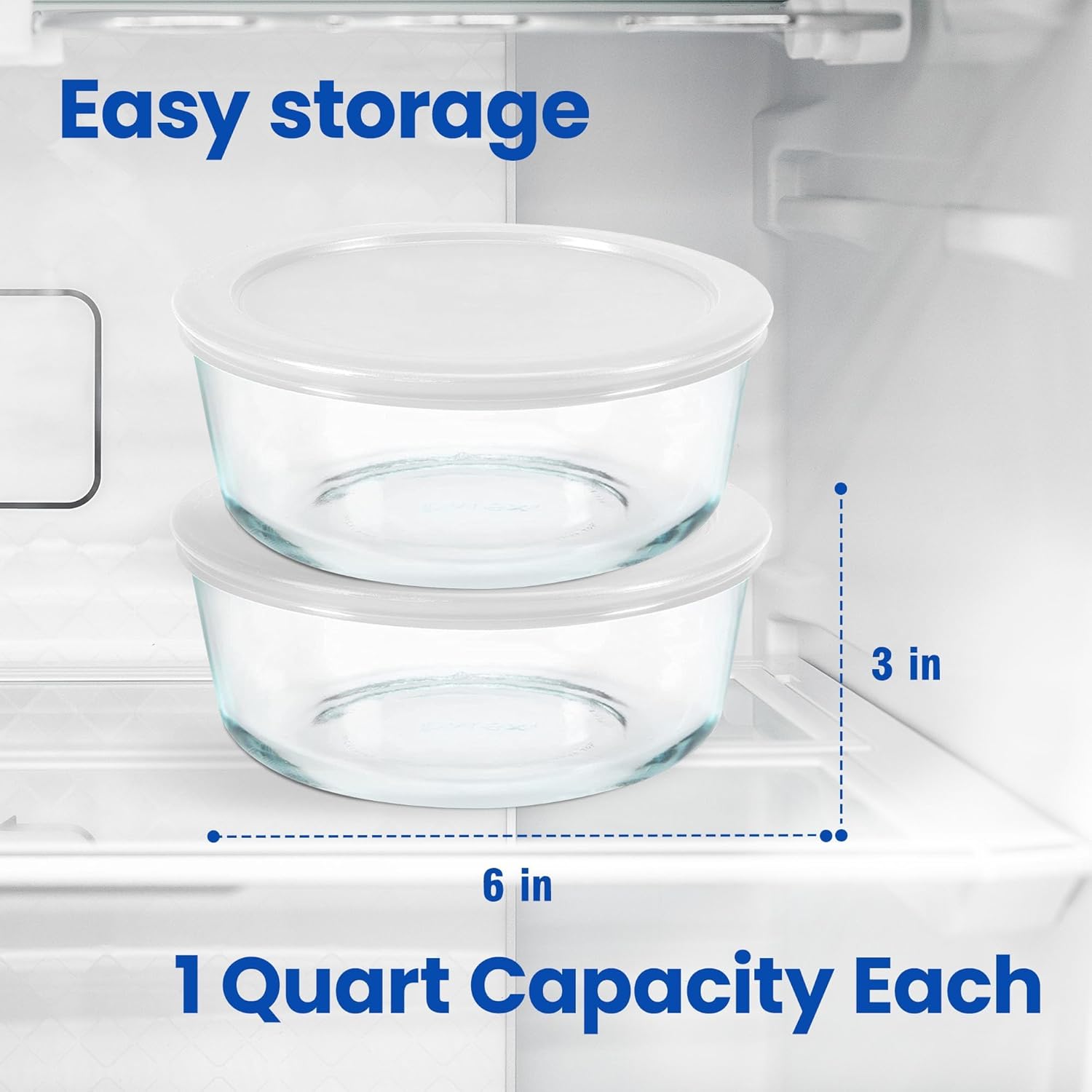 Yogurt Containers 2 Pack, 1-Qu - Food Storage Quart Containers のレビューと価格
