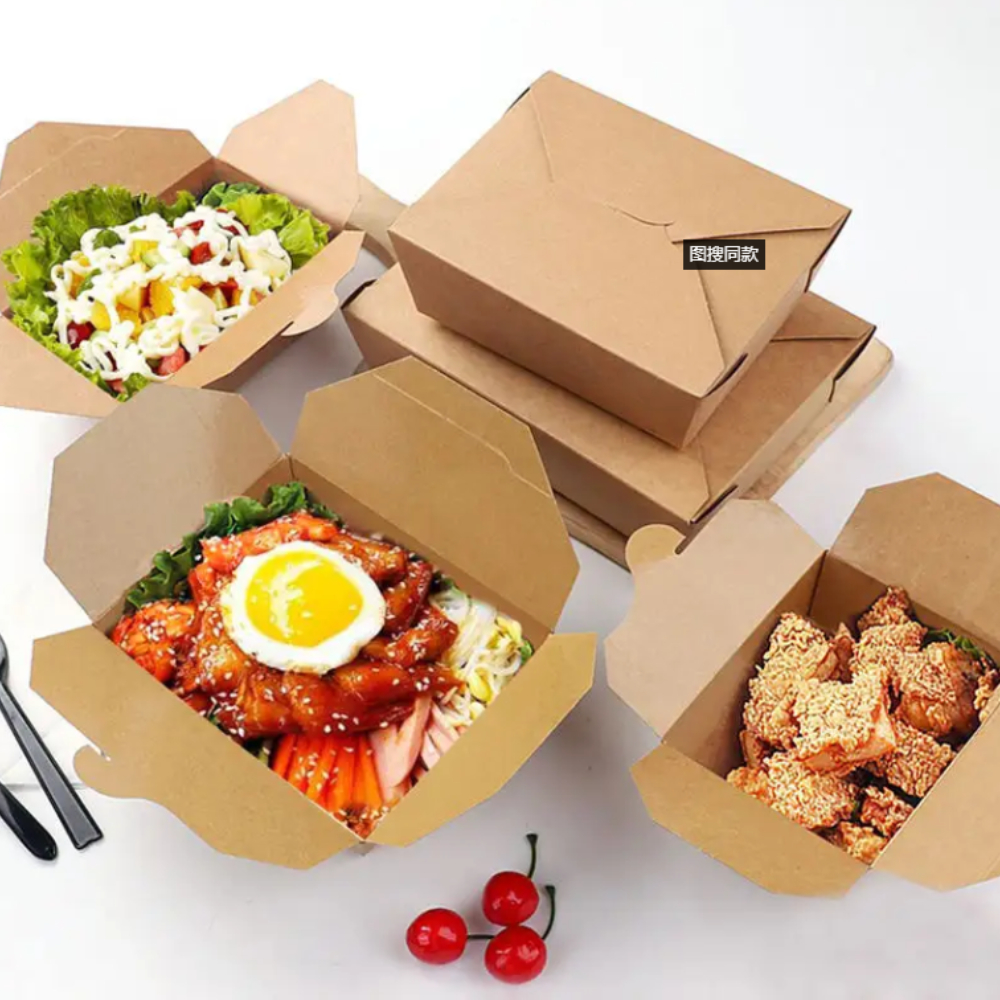 Multiple Disposable Kraft Pape - Food Storage For Restaurant のレビューと価格