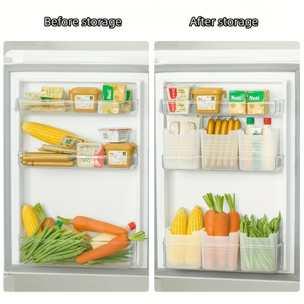 6Pcs Clear Refrigerator Storag - Food Storage Boxes のレビューと価格