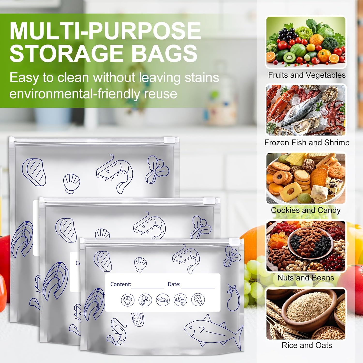 30Pcs Reusable Aluminum Foil S - Food Storage Bags Zip Lock Pouch のレビューと価格