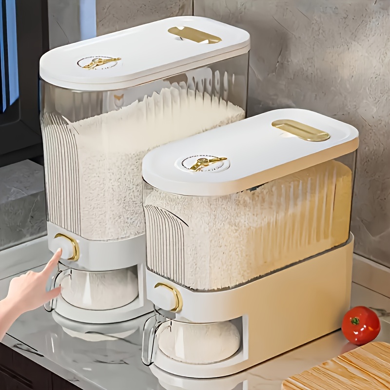 22Lbs Large Rice & Cereal Disp - Food Storage Without Pantry のレビューと価格