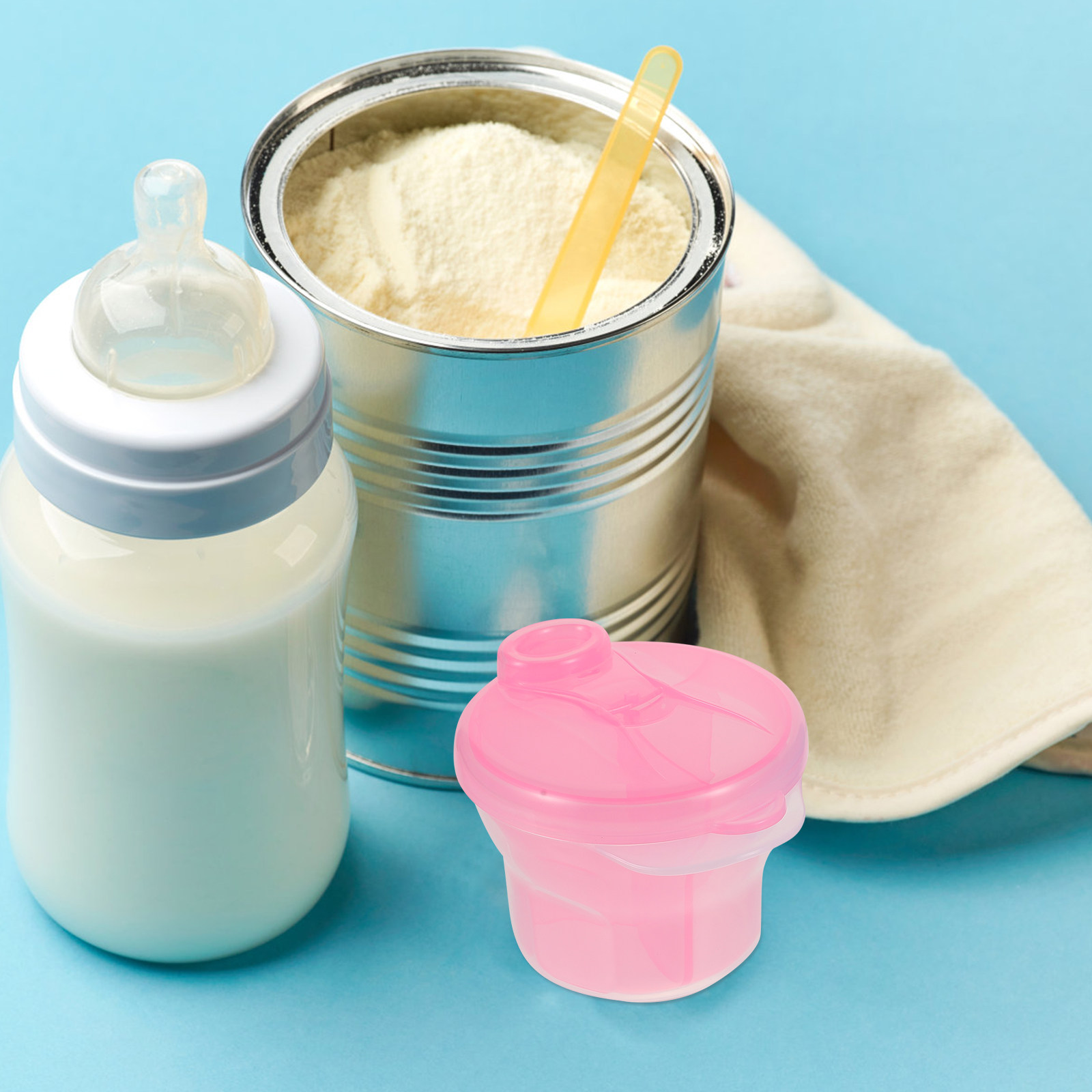 4Pcs Milk Powder Dispenser Rot - Food Storage Baby のレビューと価格