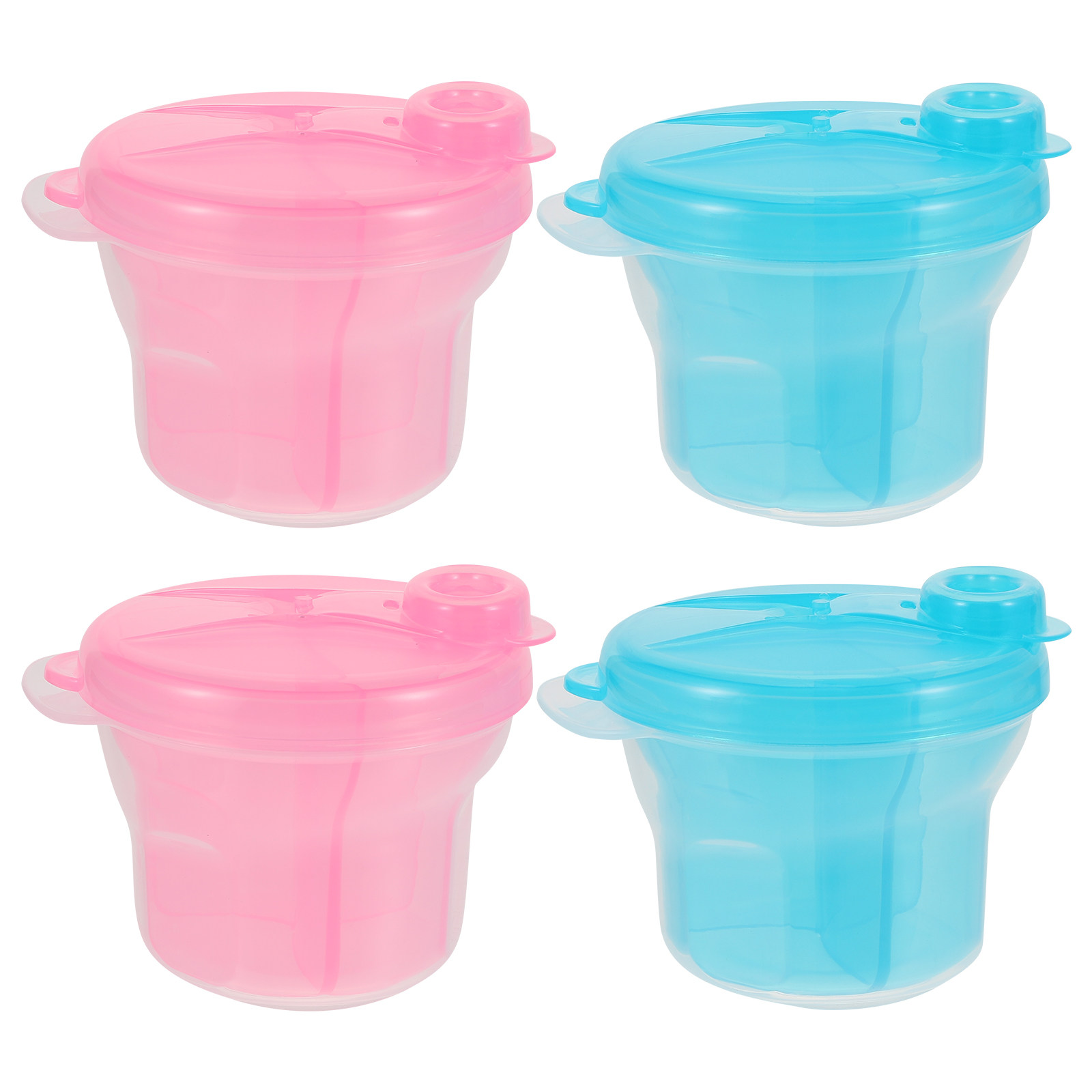 4Pcs Milk Powder Dispenser Rot - Food Storage Baby のレビューと価格