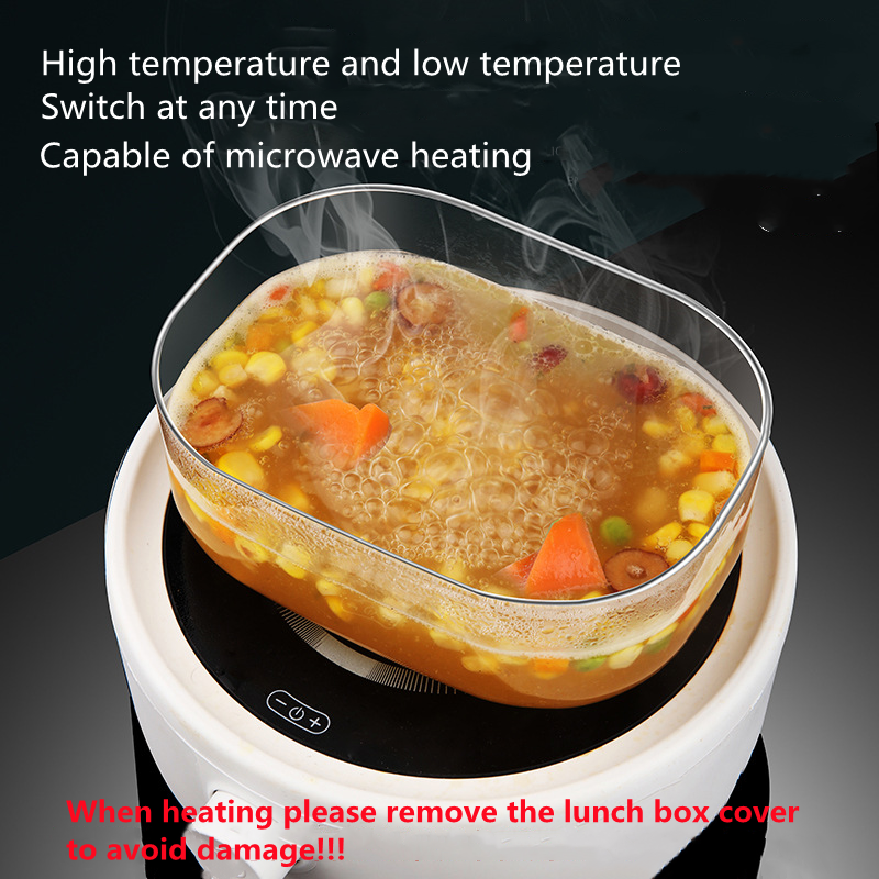 High Borosilicate Glass Rectan - Glass Meal Prep Container のレビューと価格