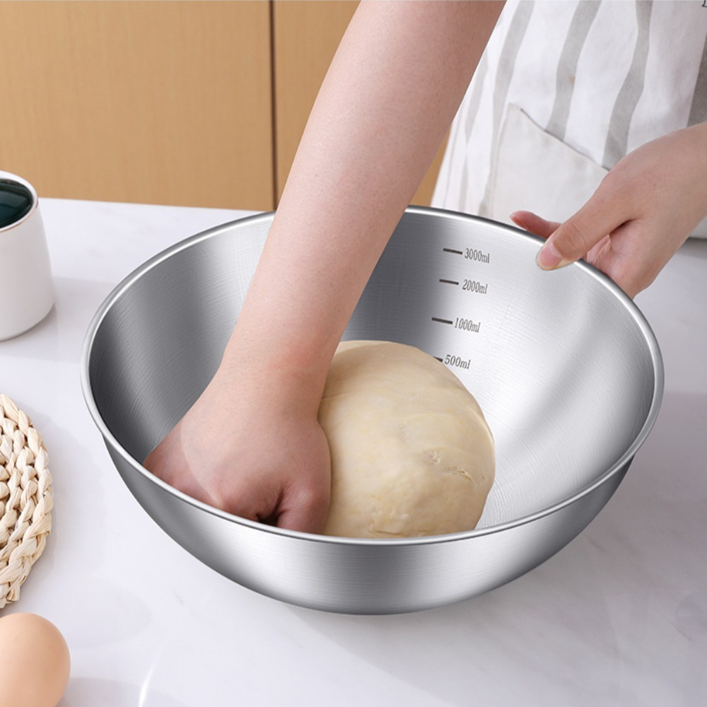 3pcs Stainless Steel Bowl Set  - Food Storage Large のレビューと価格