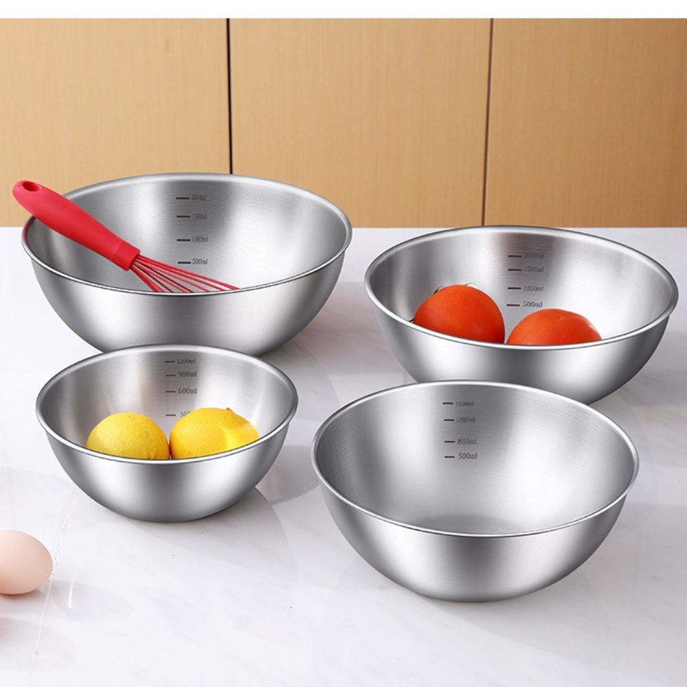 3pcs Stainless Steel Bowl Set  - Food Storage Large のレビューと価格