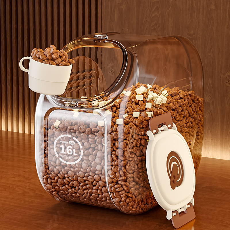 Large Capacity Pet Food Storag - Food Storage On Wheels のレビューと価格