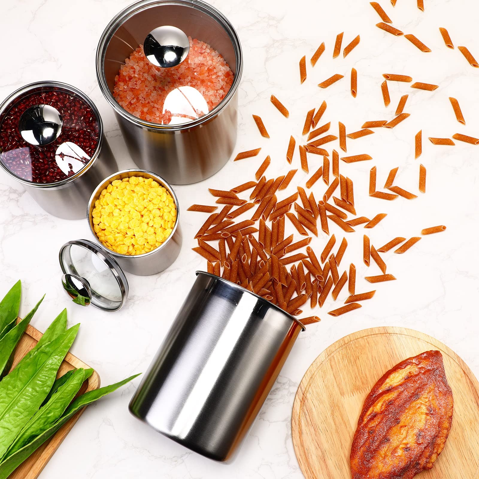 Food Storage Containers Tea Co - Food Storage Kitchen Container Set のレビューと価格