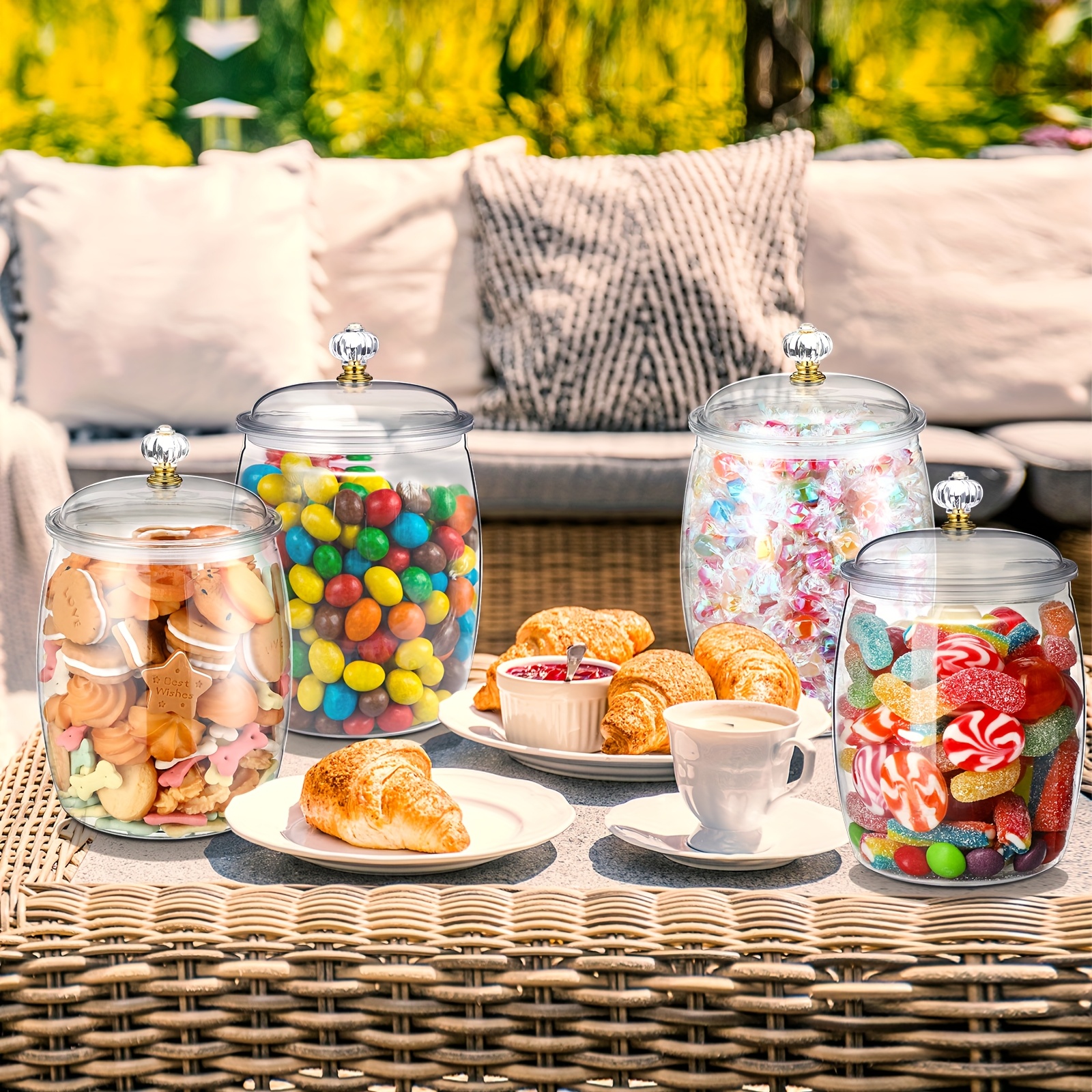 Clear Airtight Plastic Apothec - Food Storage Without Pantry のレビューと価格