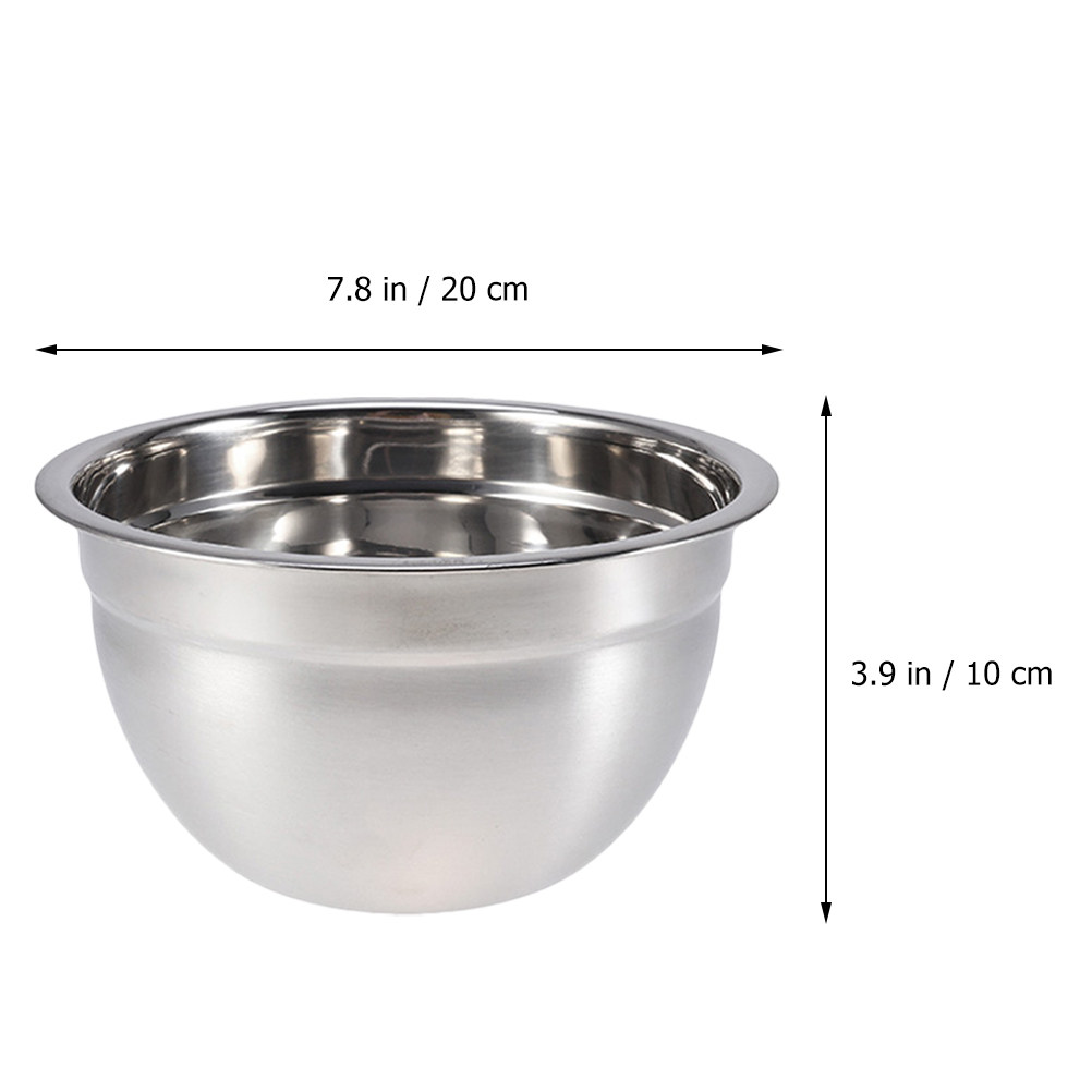 2Pcs Stainless Steel Food Bowl - Food Storage For Restaurant のレビューと価格