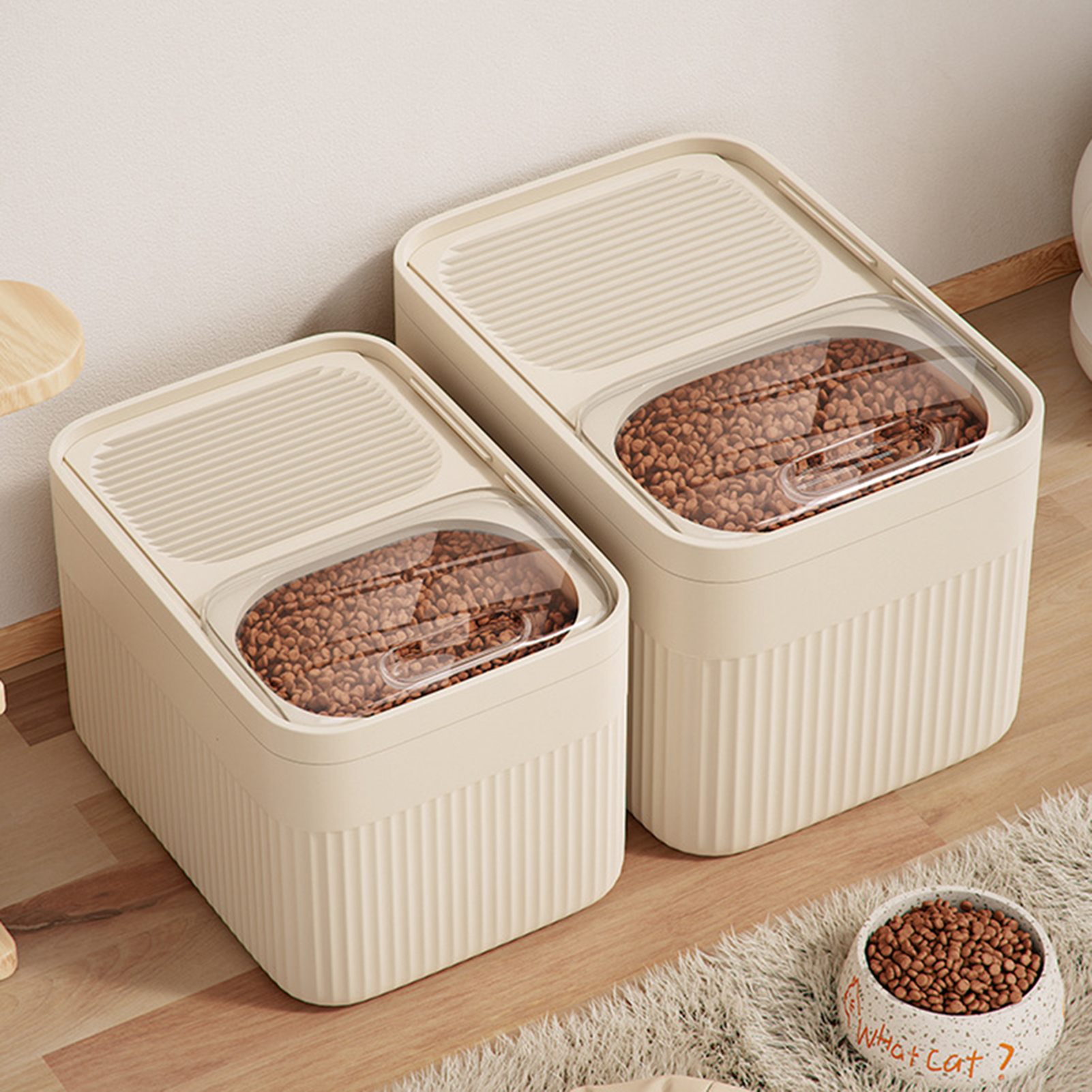 Pet Food Storage Barrel Large  - Food Storage On Wheels のレビューと価格