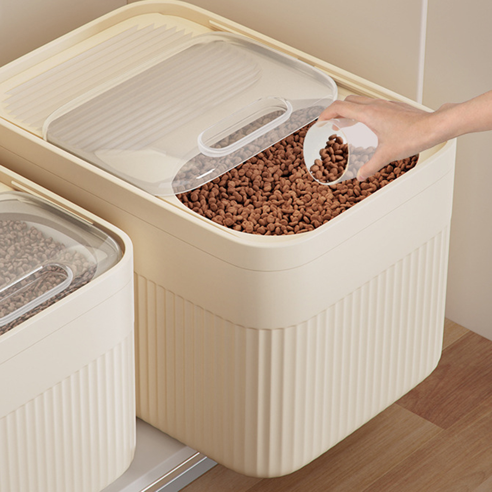 Pet Food Storage Barrel Large  - Food Storage On Wheels のレビューと価格