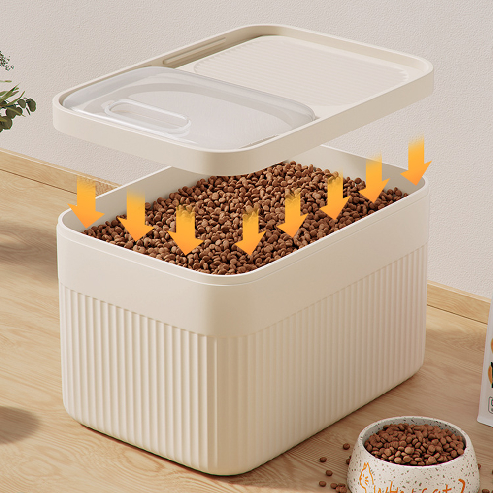 Pet Food Storage Barrel Large  - Food Storage On Wheels のレビューと価格