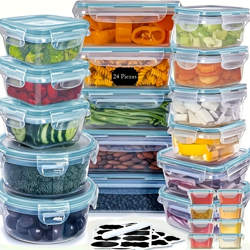 48PCS BPA-Free Food Storage Se - Food Storage Jar Set のレビューと価格