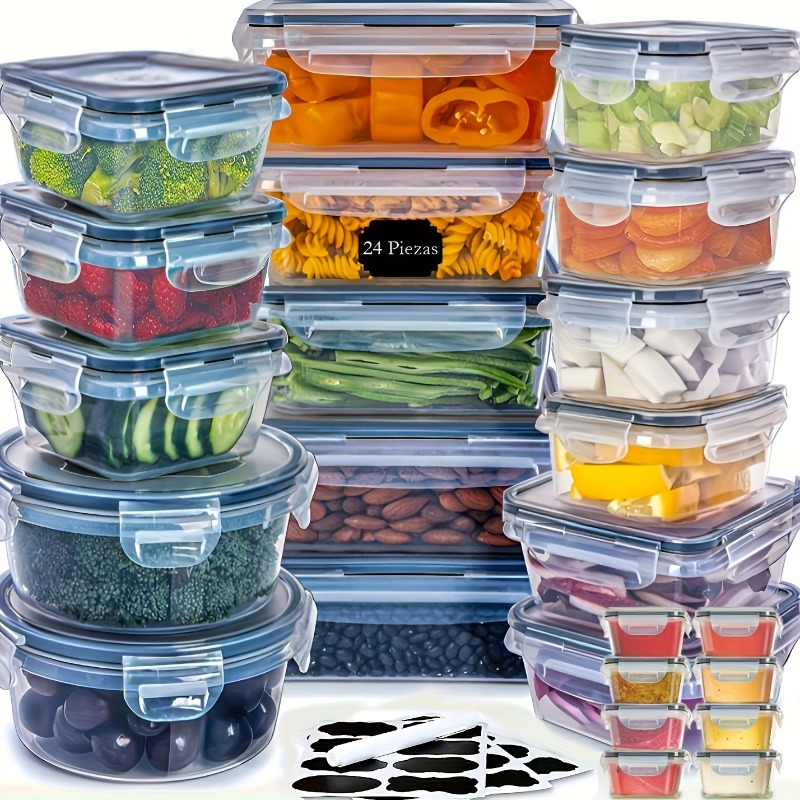 48PCS BPA-Free Food Storage Se - Food Storage Jar Set のレビューと価格