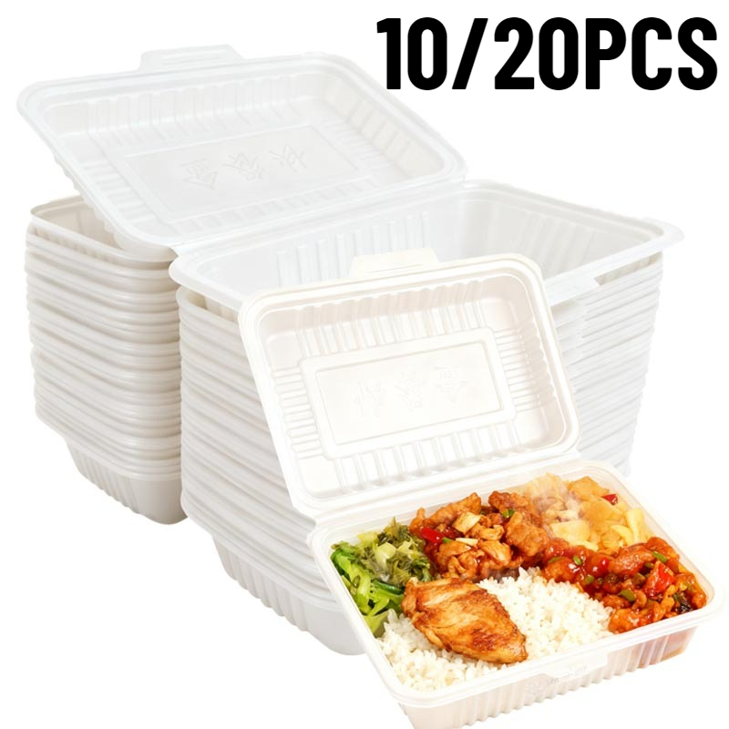 10/20PCS Disposable Lunch Boxe - Food Storage For Restaurant のレビューと価格