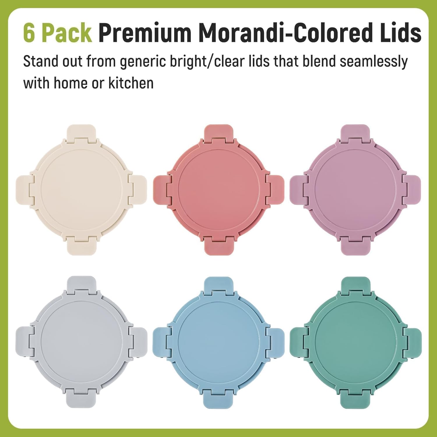 [UPGRADED LID] 6 Sets 3 Cup/24 - Food Storage Jar Set のレビューと価格