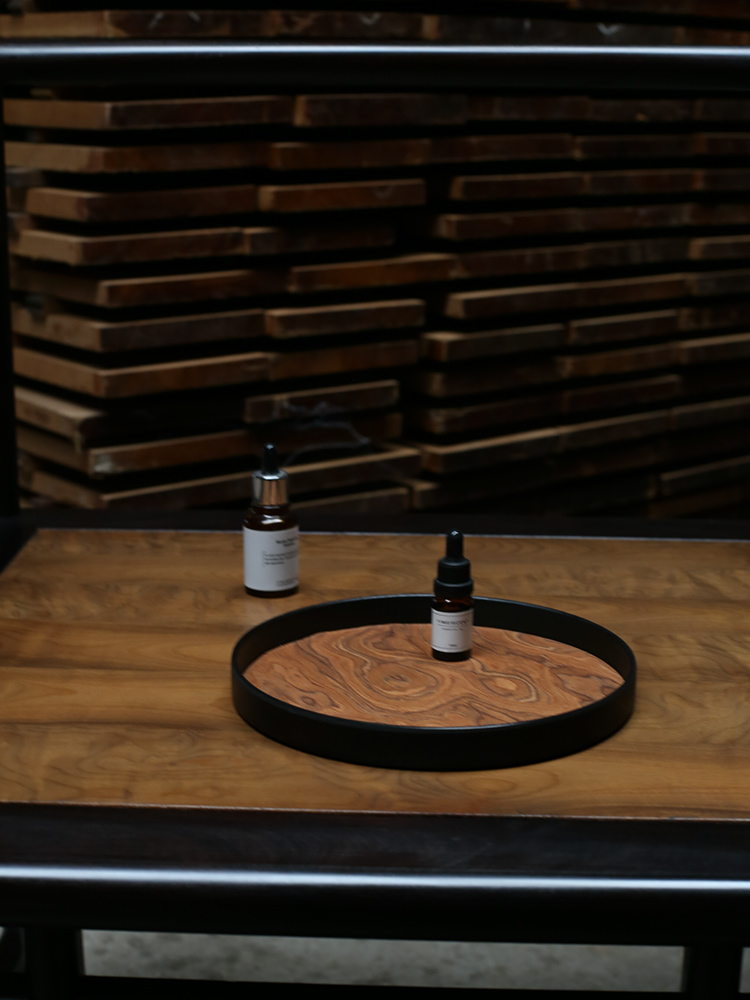 Serving Tray Natural Wood Vene - Food Storage Medieval のレビューと価格
