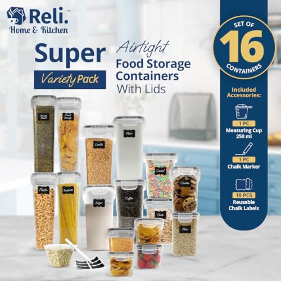 Airtight Food Storage Containe - Food Storage Kitchen Container Set のレビューと価格