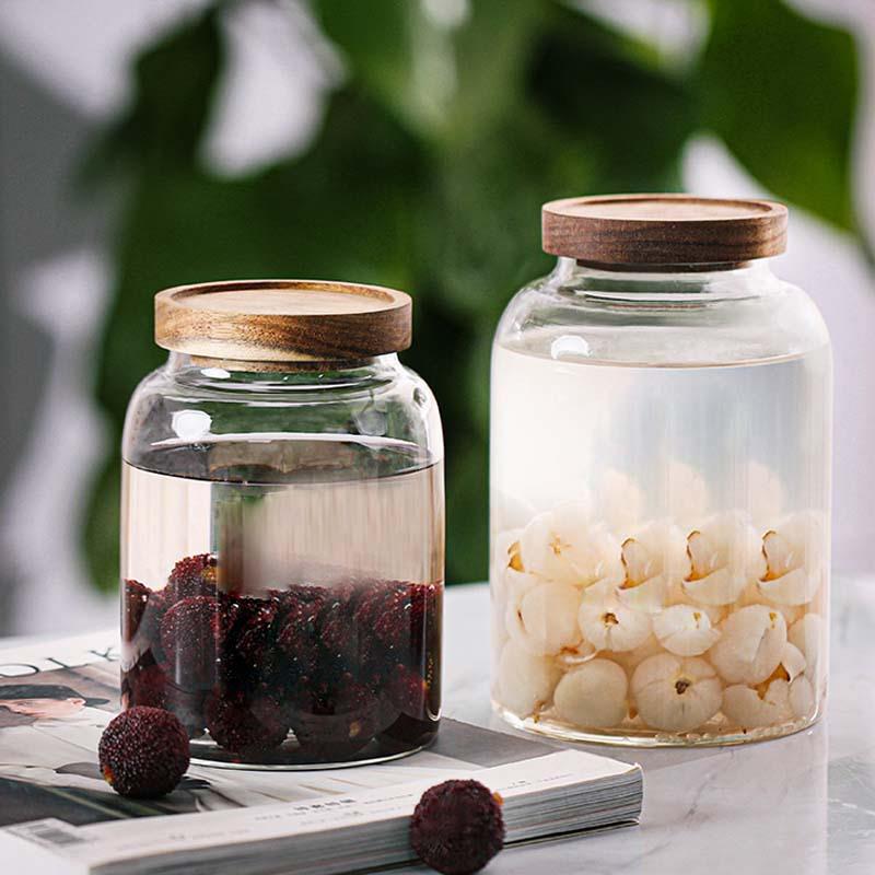 Large Capacity Glass Sealed Ja - Food Storage Glass Containers Large のレビューと価格
