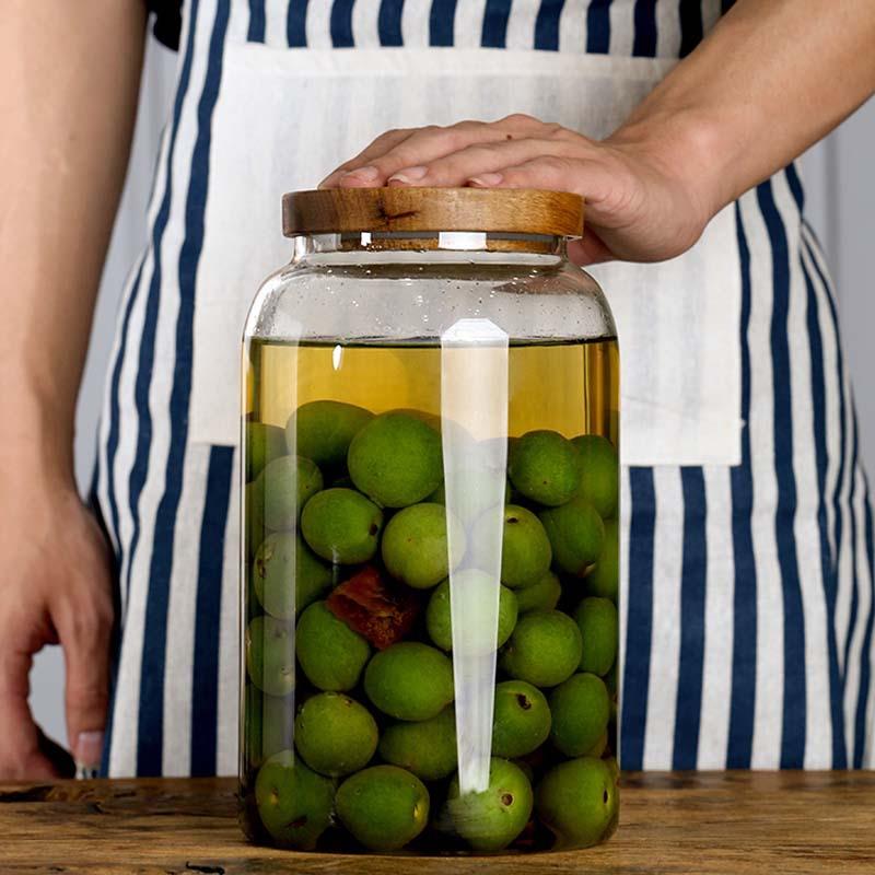 Large Capacity Glass Sealed Ja - Food Storage Glass Containers Large のレビューと価格