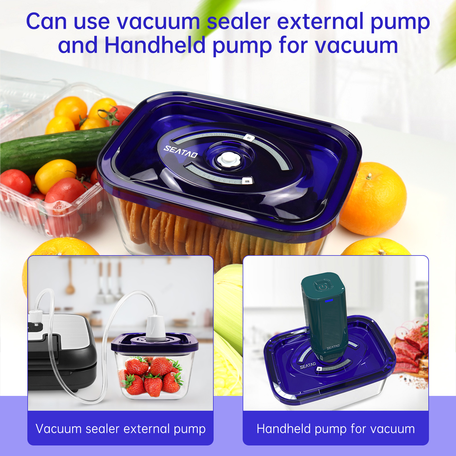 SEATAO Glass Food Storage Cont - Glass Meal Prep Container のレビューと価格