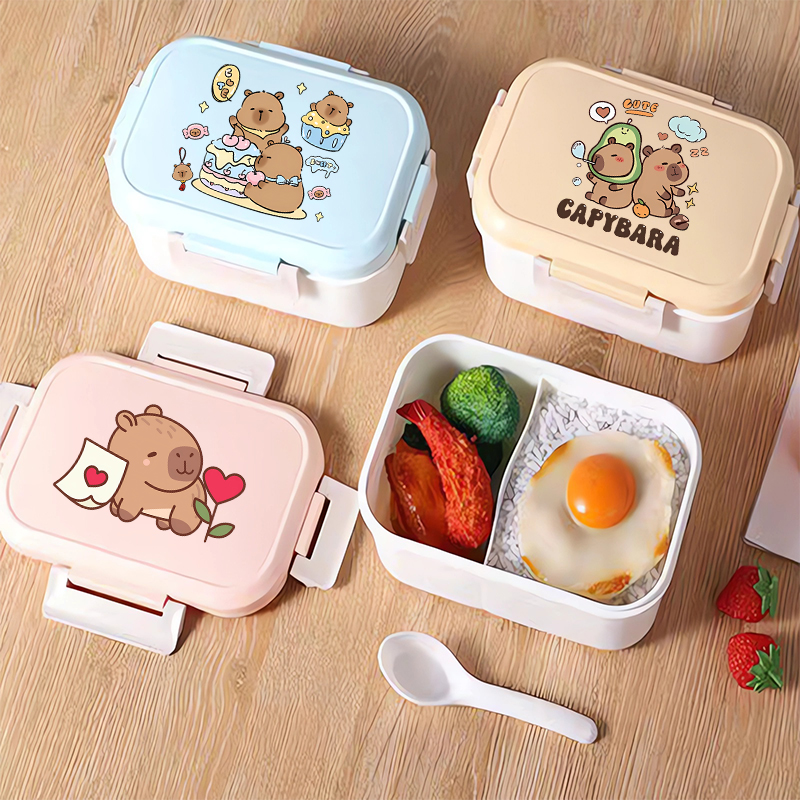 Capybara Bento Lunch Box Carto - Food Storage Boxes のレビューと価格