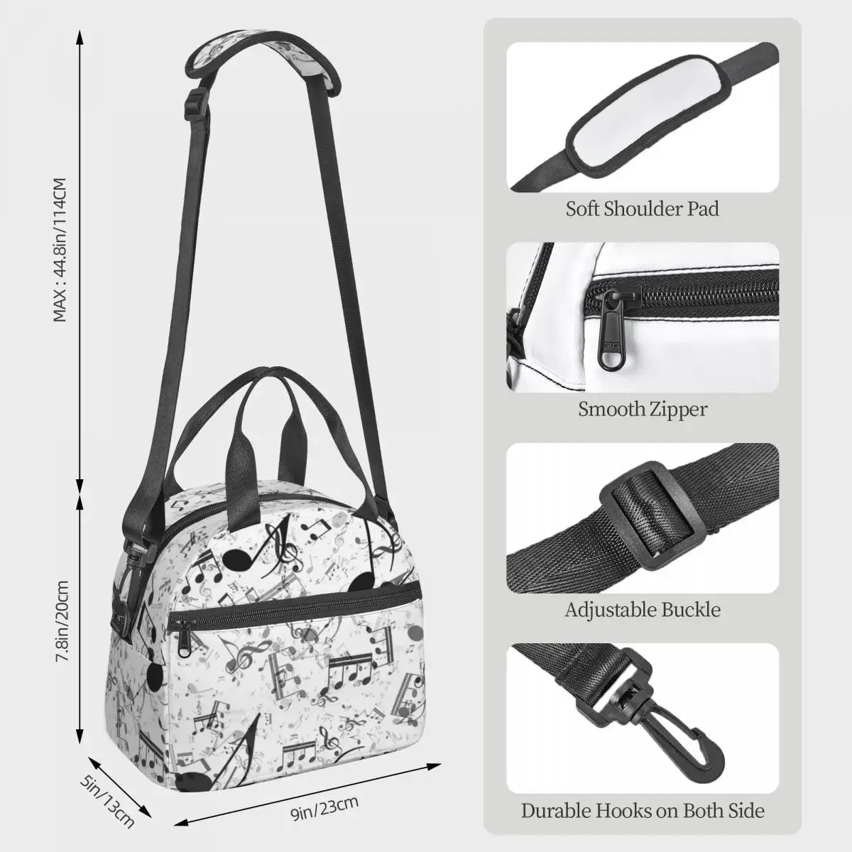 Bass Music Notes Insulated Lun - Food Storage Notes のレビューと価格