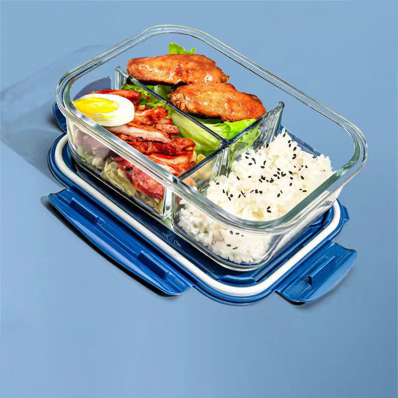 New style Lunch Box Glass 1050 - Glass Meal Prep Container のレビューと価格