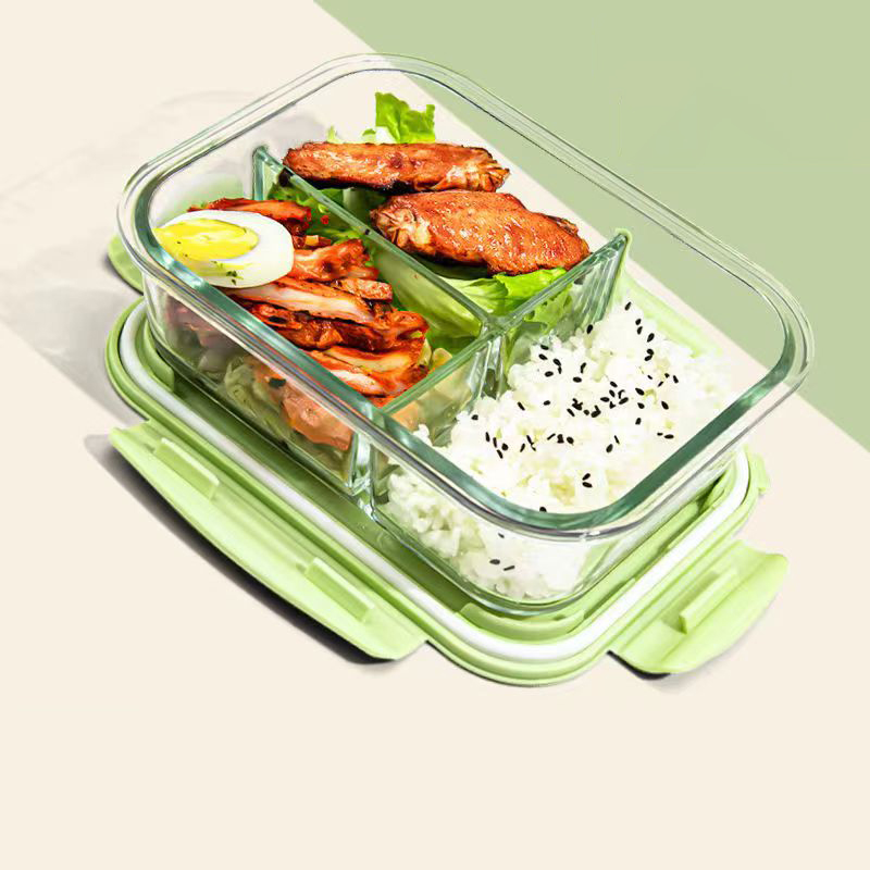 New style Lunch Box Glass 1050 - Glass Meal Prep Container のレビューと価格