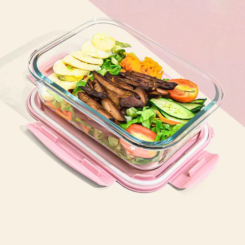 New style Lunch Box Glass 1050 - Glass Meal Prep Container のレビューと価格