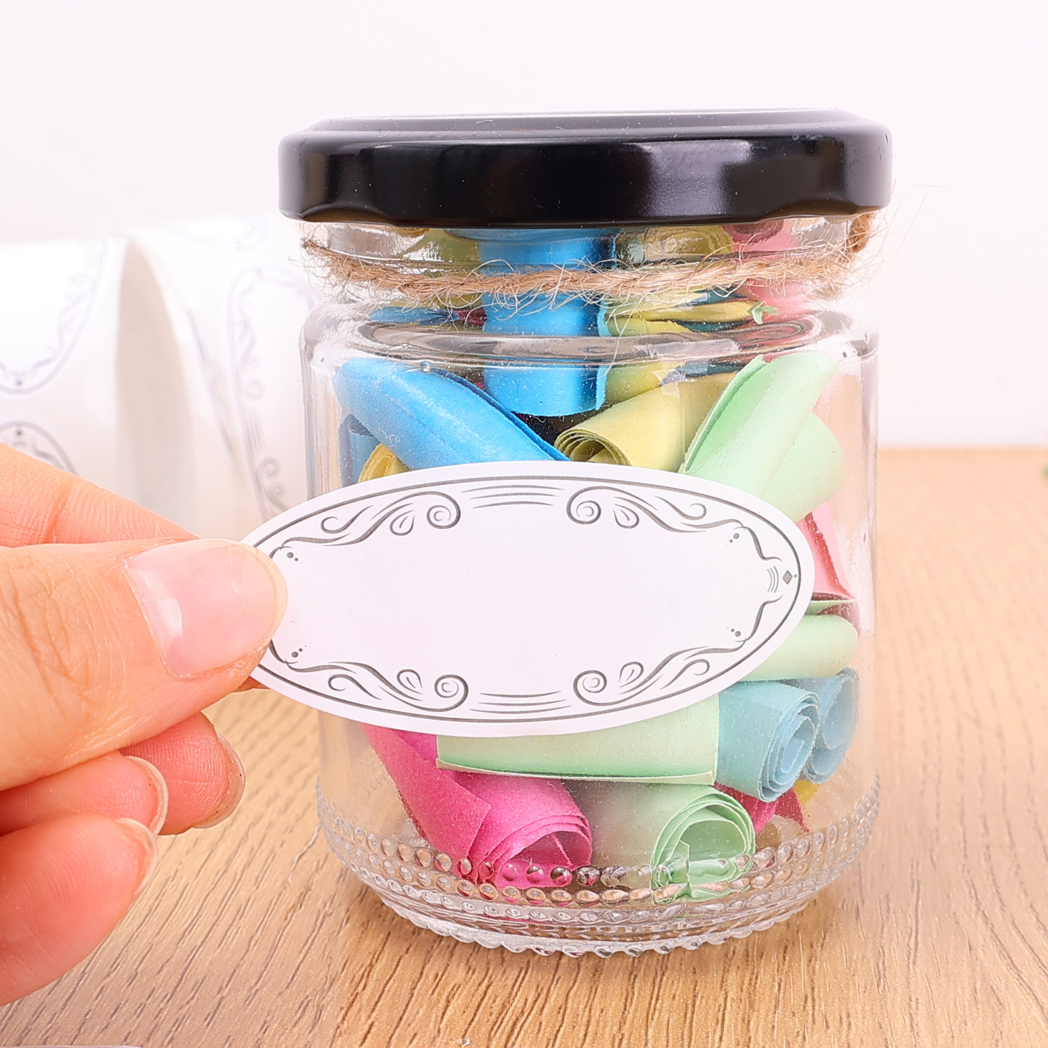 Oval Labels Blank Stickers Foo - Food Storage For Restaurant のレビューと価格