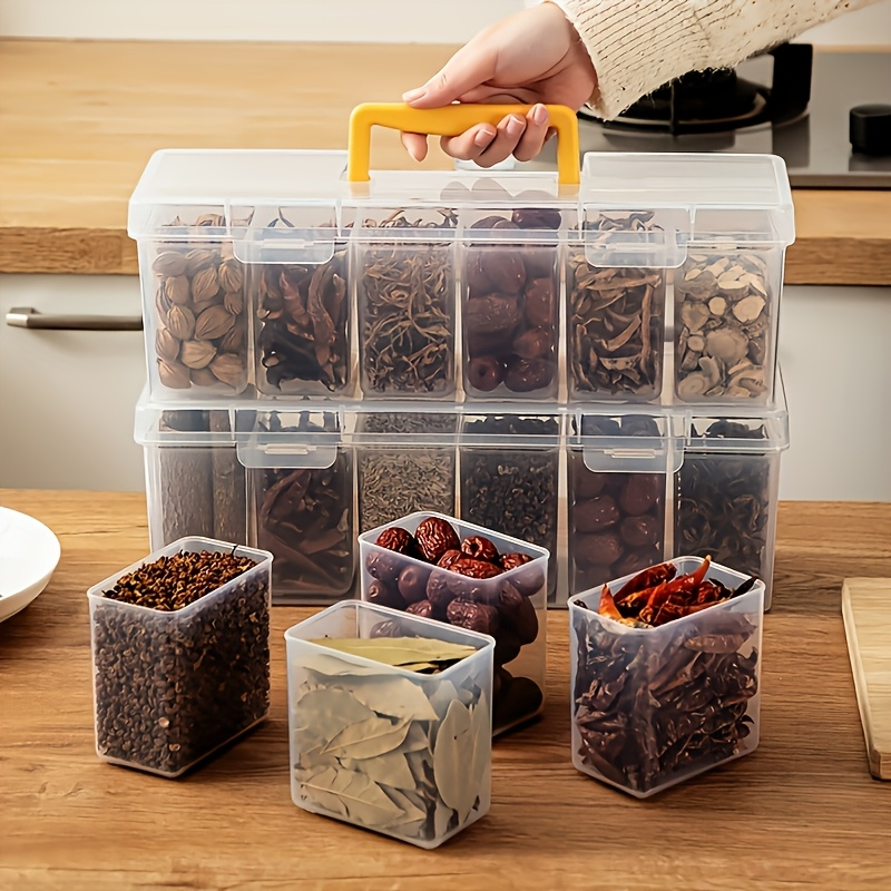 7Pcs Airtight Spice Container  - Food Storage Jar Set のレビューと価格